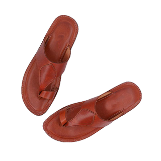 Harper Kolhapuri Flat Leather Women slippers