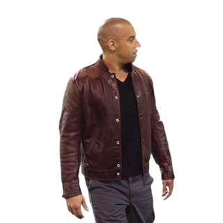 Vin Diesel Fast And Furious Real Leather Jacket Red