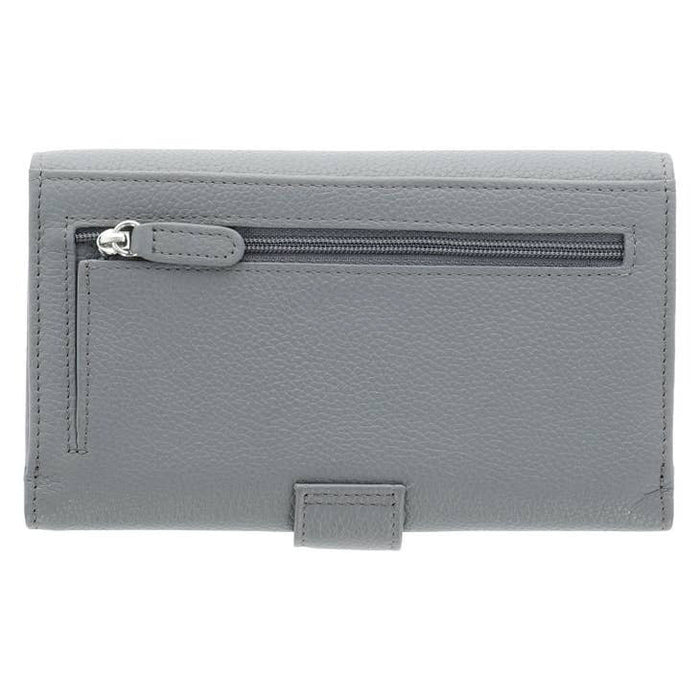 Kathleen Women's Real Leather Wallet Gray