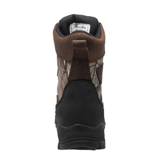 Children's 8" Camo Dark Brown Leather Boots-Childrens Leather Boots-Inland Leather Co-Inland Leather Co