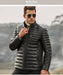 FLAVOR Genuine Lambskin Winter Warm Men's Leather Coat-Mens Leather Coat-Inland Leather Co.-Black-XS-Inland Leather Co.