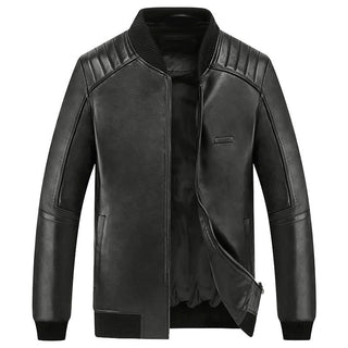 Jaquen Men's Sheep Leather Jacket-Mens Leather Jacket-Inland Leather Co.-black-XXL-Inland Leather Co.