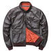 Karl Men's Bomber Leather Jacket-Mens Leather Jacket-Inland Leather Co.-Black-S-Inland Leather Co.