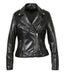 Kylee Womens New Zealand Motorcycle Leather Jacket-Womens Leather Coat-Inland Leather Co.-Black-S-Inland Leather Co.
