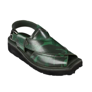 Marker Camo Mens Cowhide Genuine Eco Leather Sandals-Leather Sandal-Inland Leather-Inland Leather Co.