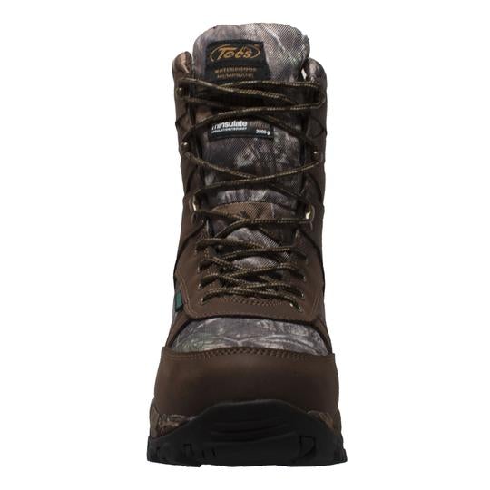 Men's 1000G 10" Brown Camo Hunting Boot Leather Boots-Mens Leather Boots-Inland Leather Co-Inland Leather Co