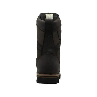 Men's 11" Dark Brown Cordura Leather Boots-Mens Leather Boots-Inland Leather Co-Inland Leather Co