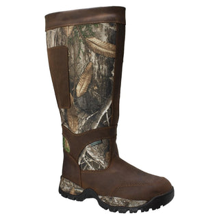 Men's 18" Waterproof Snake Bite Hunting Boot Black Leather Boots-Mens Leather Boots-Inland Leather Co-Inland Leather Co