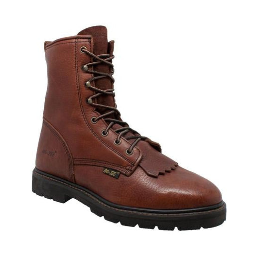 Men's 9" Chestnut Packer Leather Boots-Mens Leather Boots-Inland Leather Co-7-Chestnut-M-Inland Leather Co