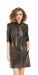 Solange Womens Sheepskin Leather Dress-Womens Leather Coat-Inland Leather Co.-Inland Leather Co