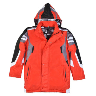 Stinger Mens Snow Ski Puffer Waterproof Jacket Hoodie-Mens Ski Jacket-Private Label-Small-Red/Black-MKL Apparel Inc