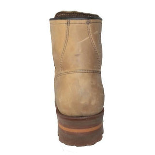 Women 6" Logger Brown Leather Boots-Womens Leather Boots-Inland Leather Co-Inland Leather Co