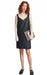Women's Casual V-neck Genuine Leather Dress-Leather Tops-Inland Leather Co-Inland Leather Co.