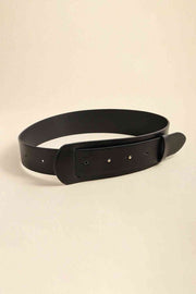 PU Leather Wide Belt for Women – Stylish Adjustable Waist Belt