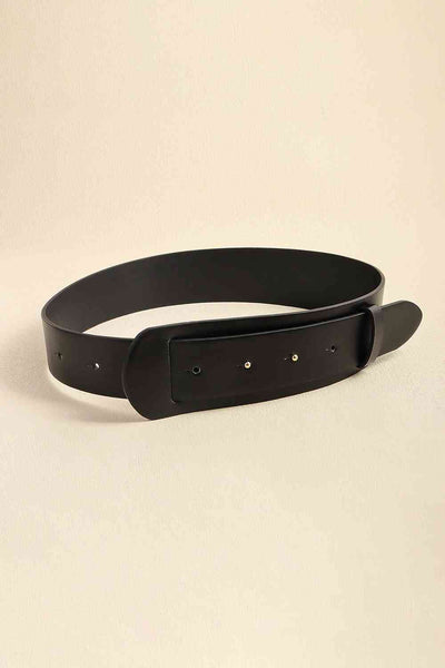PU Leather Wide Belt for Women – Stylish Adjustable Waist Belt