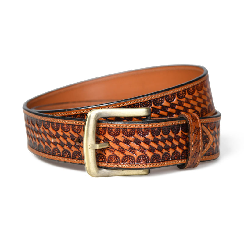 Men's Modern Western Buffalo Leather Belts