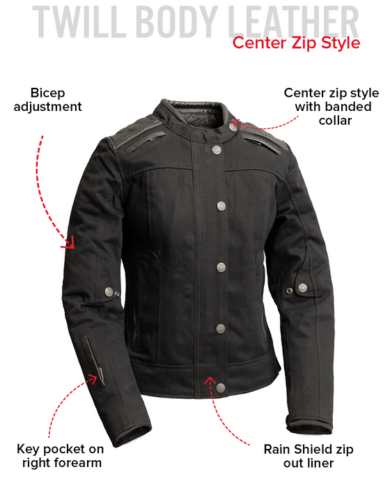 Diamond Back - Women's Motorcycle Jacket