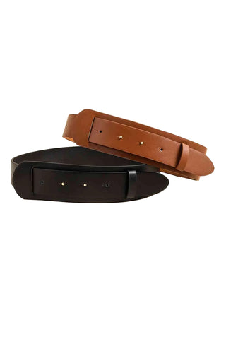 PU Leather Wide Belt for Women – Stylish Adjustable Waist Belt