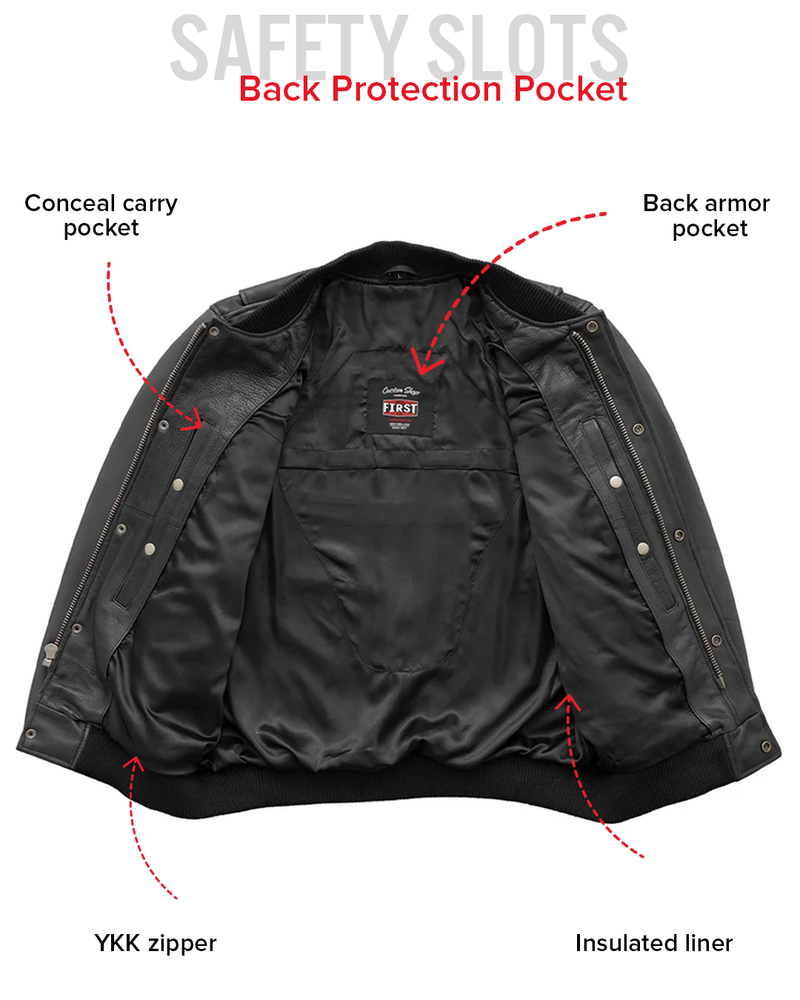 Willie Men's Motorcycle Leather Jacket