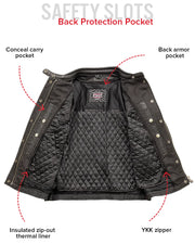 Outlander - Women's Motorcycle Leather Jacket