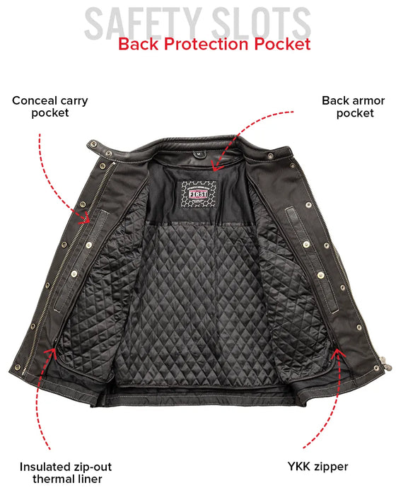 Outlander - Women's Motorcycle Leather Jacket