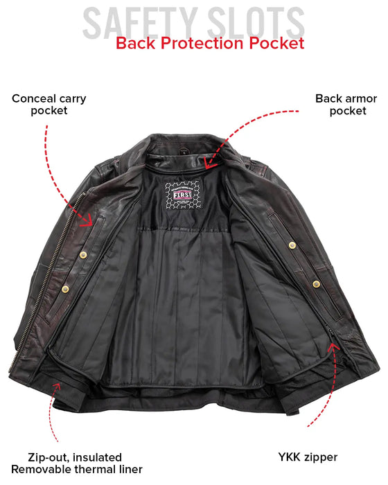 Wildside - Women's Motorcycle Leather Jacket