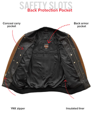Willie Men's Motorcycle Leather Jacket