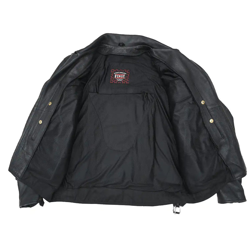 Mastermind Men's Motorcycle Leather Jacket