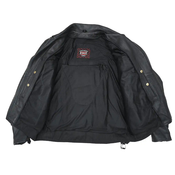 Mastermind Men's Motorcycle Leather Jacket