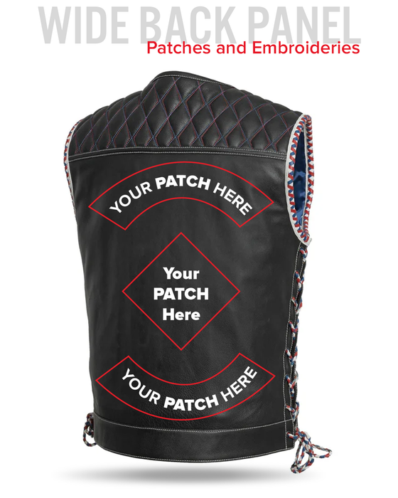 Captain Men's Motorcycle Leather Vest