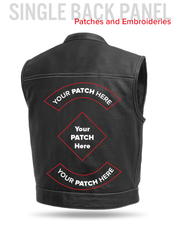 Lowrider Perforated Men's Leather Vest