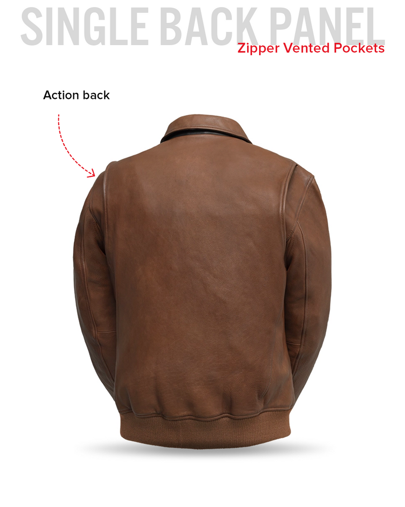 Moto Bomber - Men's Leather Jacket