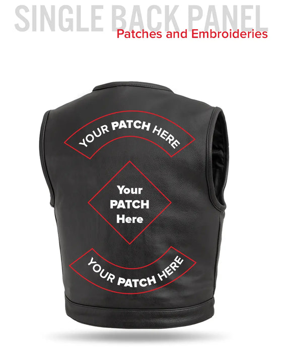 Lowside Men's Motorcycle Leather Vest