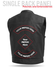 Lowrider Perforated Men's Leather Vest