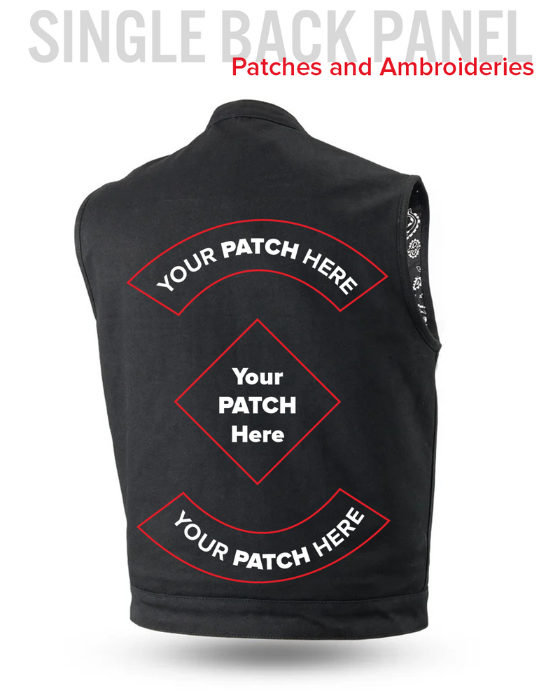 Highland V2 Men's Motorcycle Canvas Vest