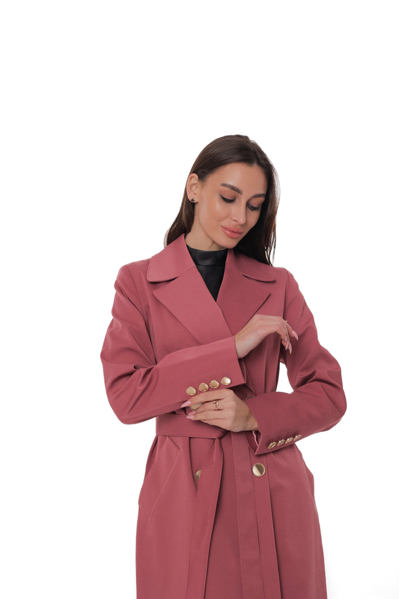 Naomi Women's Long Water-Resistant Trench Coat
