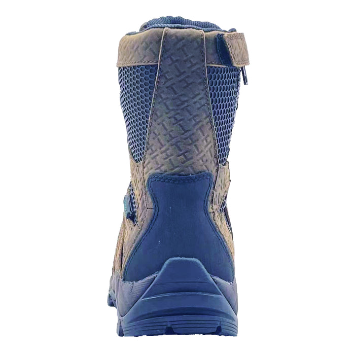 Men's 8" Waterproof Side Zipper Hunting Boot — Brown