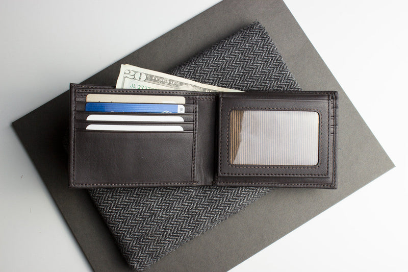 Glove Tanned Cowhide Bifold Wallet