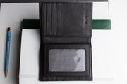 Full Grain Leather Passcase Wallet