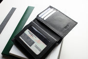 Full Grain Leather Passcase Wallet