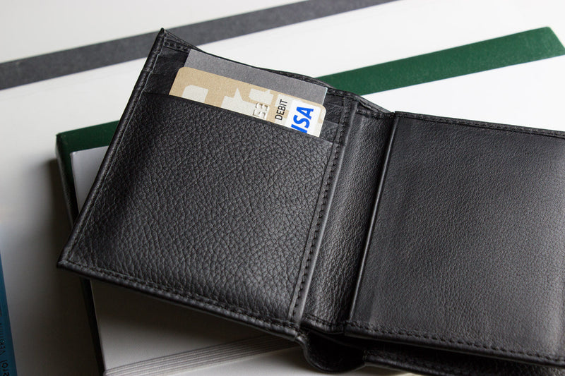 Full Grain Leather Passcase Wallet
