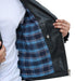 Kaan Zipper Leather Biker Jacket for Men's Black