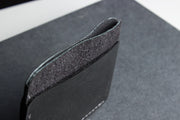 Triple Pocket Cowhide Leather Card Case