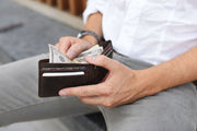 Compact Leather Four Card Wallet