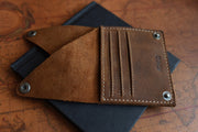 Leather Wing Fold Card Case