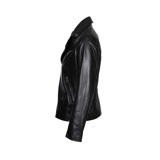 Kylian Mbappe Genuine Leather Jacket Black