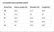Oversized Faux Leather Racing Jacket | Unisex Racer