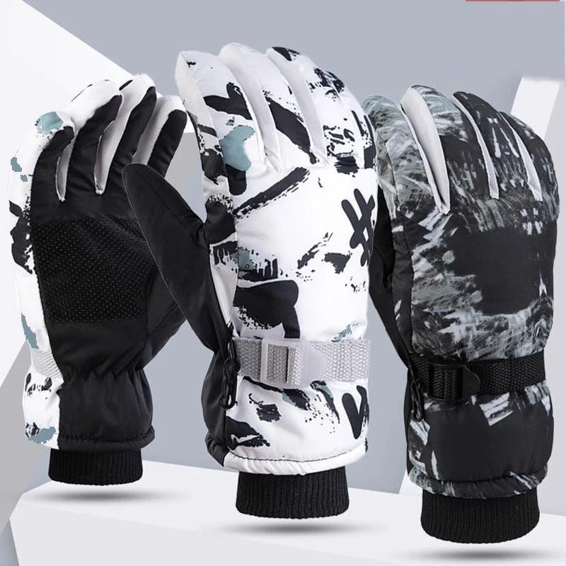 Thermal Waterproof Ski Gloves for Men and Women