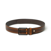 Cooper Caramel Brown Buffalo Leather Belt