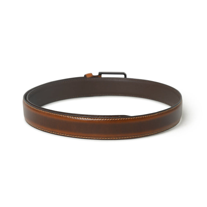 Cooper Caramel Brown Buffalo Leather Belt